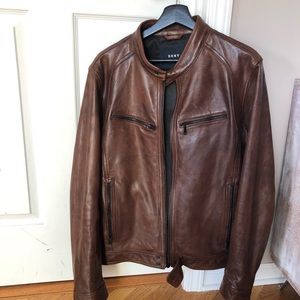 Men’s leather jacket size medium